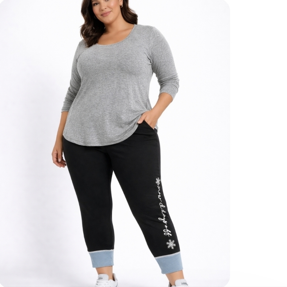 Cacique Snowflake Leggings 18-20